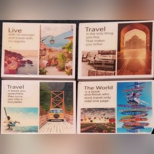 Inspirational Travel Coasters